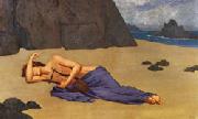 Alexandre Seon Orpheus' Lamentation France oil painting reproduction